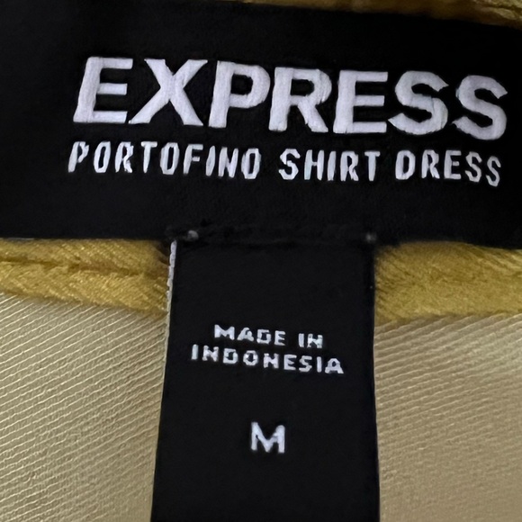 Express Satin Floral Boyfriend Portofino Maxi Shirt Dress- Size Medium - Picture 6 of 6